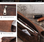 CLUTCH Cầm tay Da Bò Sáp Nhập Khẩu - Phong Cách Cổ Điển CLH220