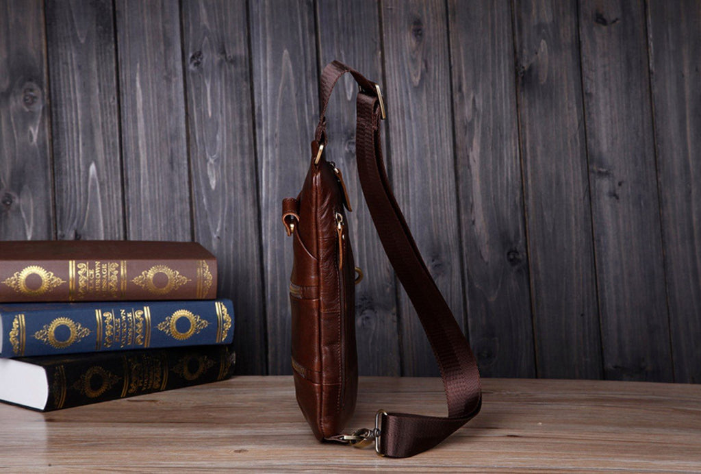 Túi Da Bò Thật Đeo Chéo Trước Ngực Cobbler Legend SBM204