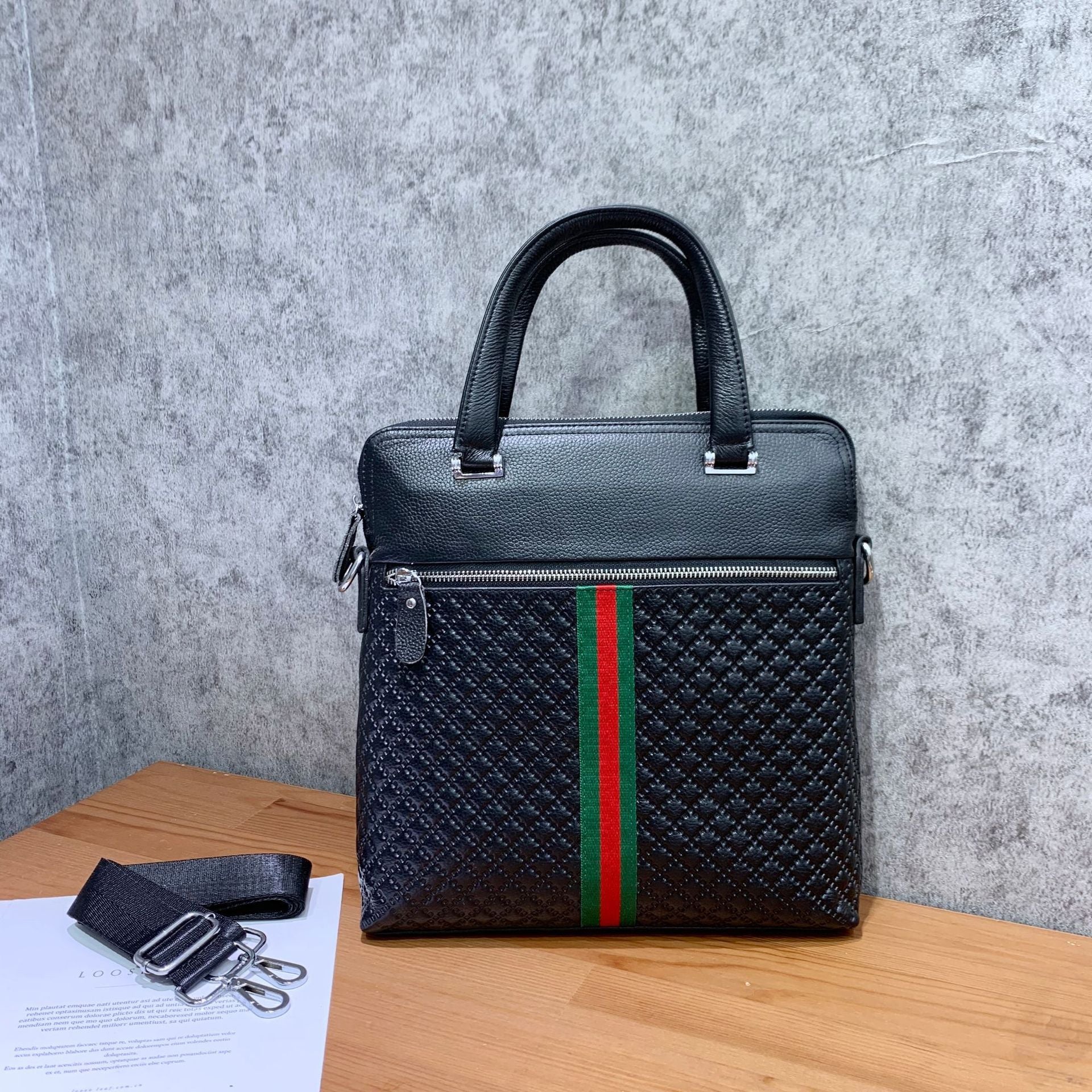 Túi Da Thật Đeo Vai & Xách Tay đựng ipad Modern Style SBM190