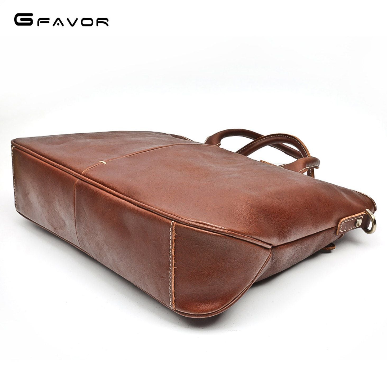 Cặp Xách Tay Da Bò VEG Nhập Khẩu Đựng Laptop RETRO TUDA SBM185