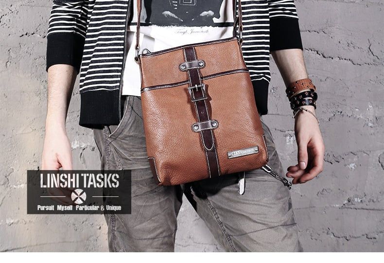 Túi Da Bò VEG Italy Nhập Khẩu Đeo Chéo Đựng iPad - Classic SBM174