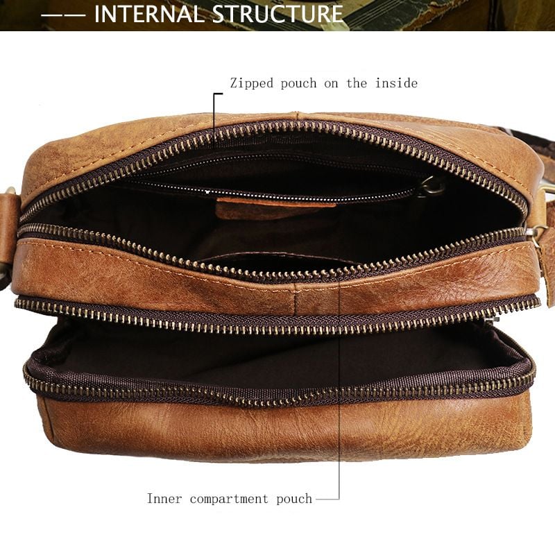 Túi Da Bò Thật Đeo Chéo - Classic Edition TUDA SBM182