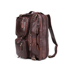 Cặp Da Bò Thật Đa Chức Năng Đựng Laptop Phong Cách VINTAGE BPL158