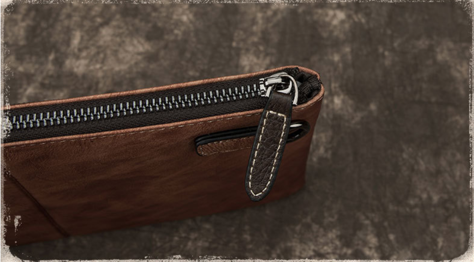 CLUTCH cầm tay da bò thật phong cách cổ điển CLH153