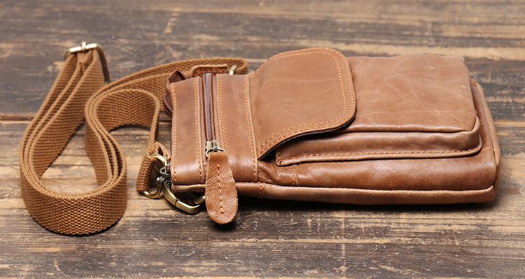 Túi da thật đeo hông, thắt lưng đựng điện thoại SBM140