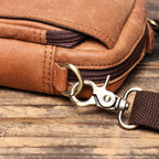 Túi da bò sáp đeo chéo và thắt lưng TUDA SBM143