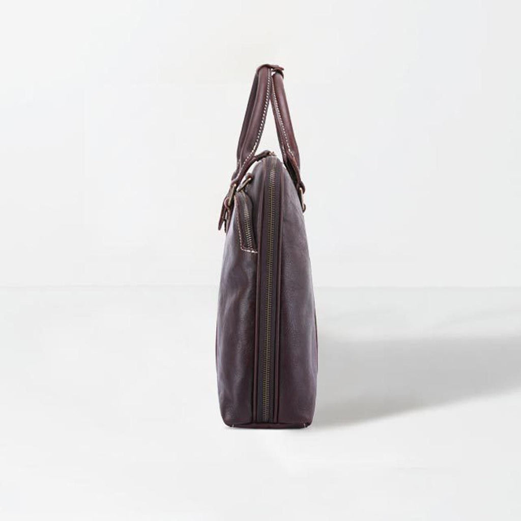 Cặp Doanh Nhân Da Bò Thật  Đựng Laptop & Hồ Sơ SBM270