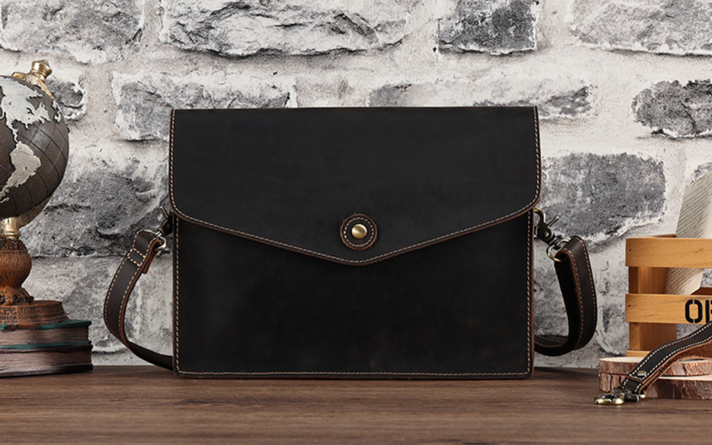 Túi Da Bò Sáp Đeo Chéo & Cầm Tay Đựng iPad SBM334