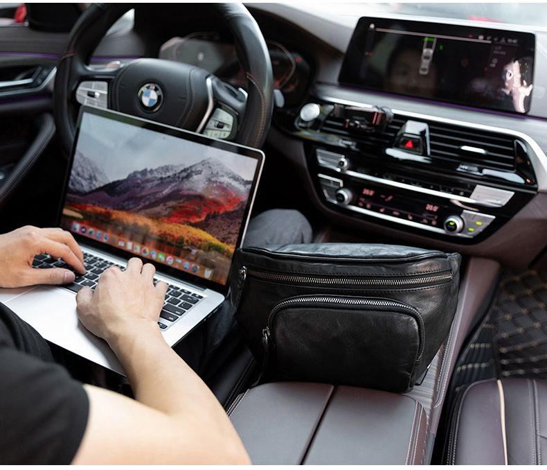 Túi Da Bò Thật Đeo Chéo Ngực và Thắt Lưng SBM352