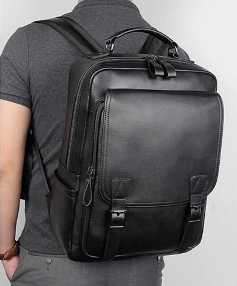 Balo Da Bò Thật VINTAGE Phong Cách Doanh Nhân Đa Chức Năng BPL304