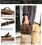 Túi Đeo Chéo Da Bò Sáp Đựng iPad RETRO SBM365