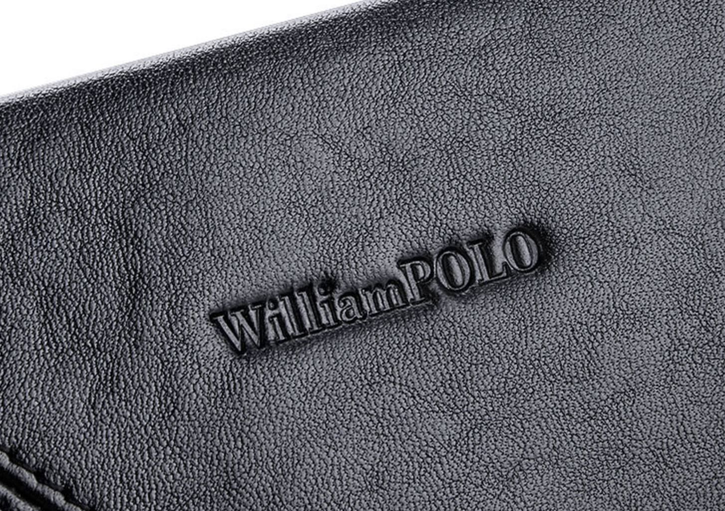 Ví Cầm Tay CLUTCH Nam Da Bò Thật William POLO Luxury CLH297