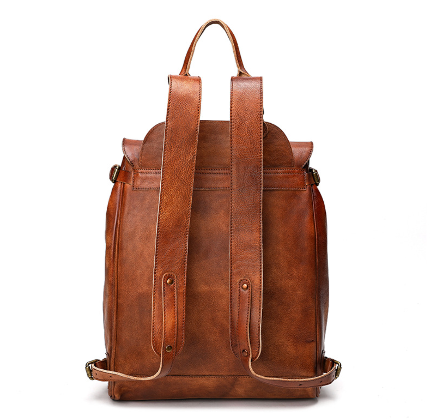 Balo Da Bò VEG Patina Đựng Laptop & Du Lịch Đa Chức Năng BPL359