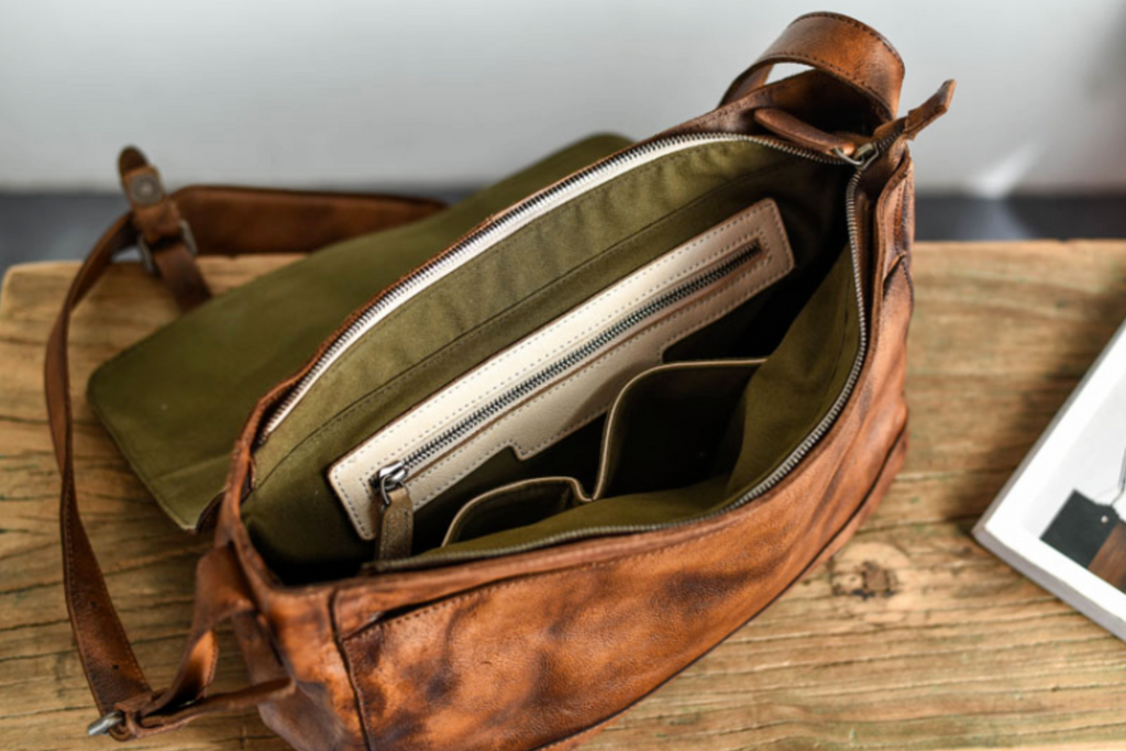 Cặp Da Bò VEG Patina Italy Cao Cấp Đựng Laptop & Hồ Sơ Bussiness Men SBM296