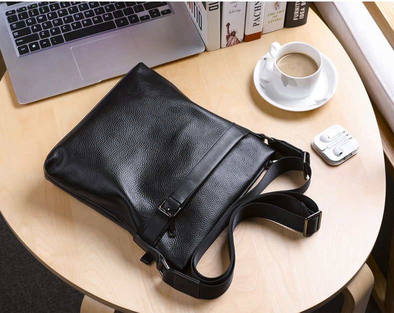 Túi Da Bò Thật Đeo Chéo Đựng IPad Classic Edition TUDA SBM317