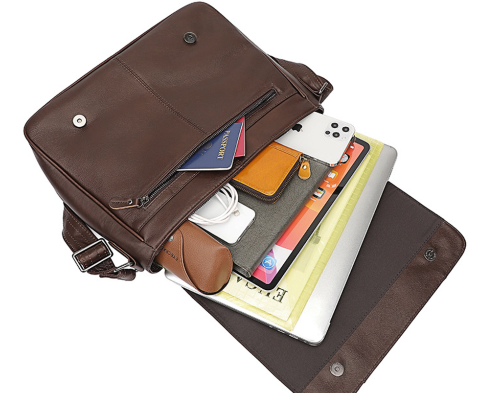 Cặp Da Công Sở Cao Cấp Da Thật Đa Năng Đựng Laptop & Hồ Sơ TUDA SBM319