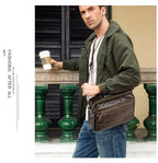 Túi Da Bò PULL UP Nhập Khẩu Đeo Chéo & Xách Tay Đựng iPad Classic SBM323