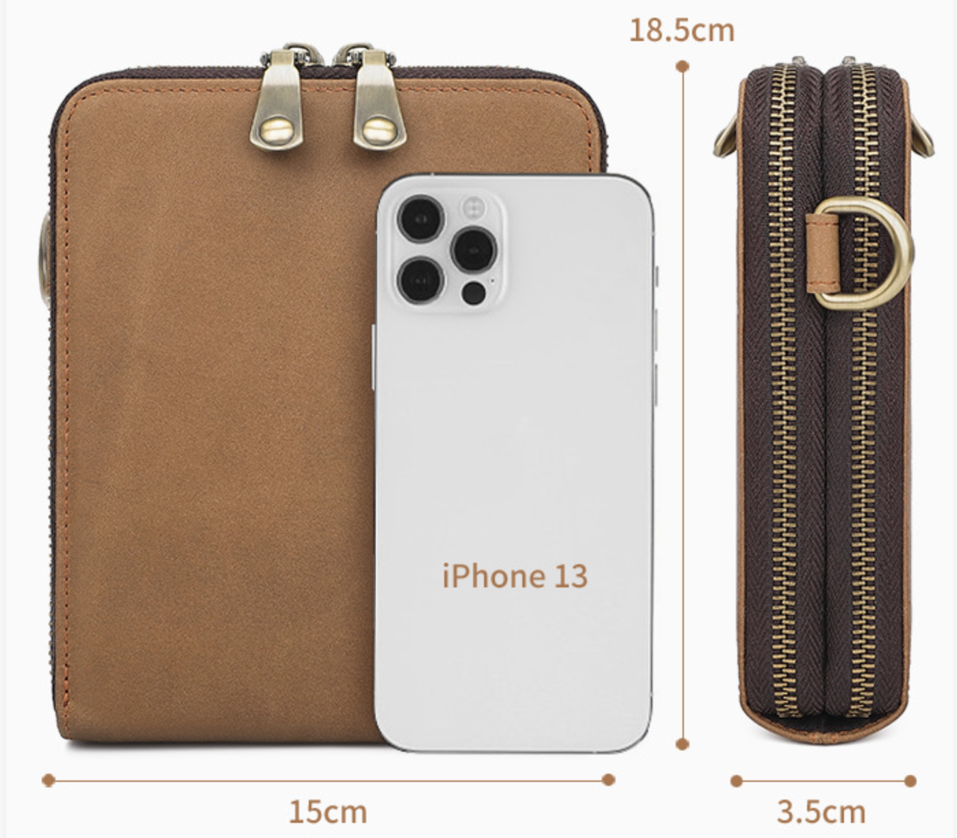 Túi Da Bò Thật Đeo Chéo Cameta RETRO SBM342