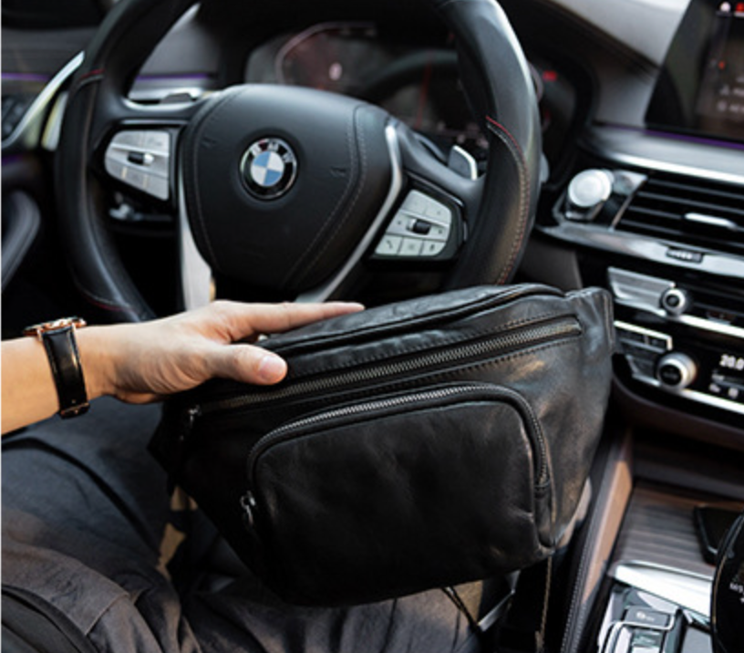 Túi Da Bò Thật Đeo Chéo Ngực và Thắt Lưng SBM352