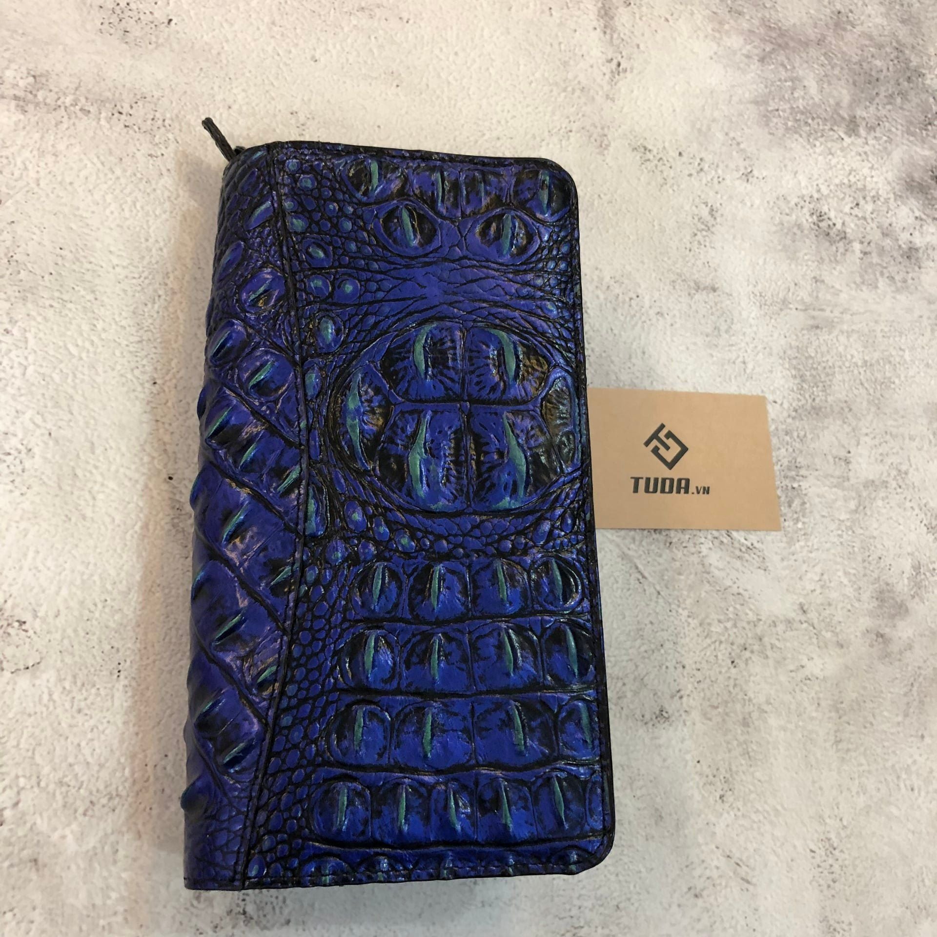 Ví Cầm Tay CLUTCH 2K Da Thật Vân Cá 3D Handmade Limited CLH291