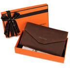 Ví Cầm Tay Da Bò Sáp Nhập Khẩu HUMERPAUL VINTAGE W236