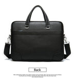 Cặp Xách Tay & Đeo chéo Da Bò Thật Đựng Laptop Bussiness Men SBM234