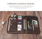 Cặp Da Bò Thật Cầm Tay Đa Năng RETRO, Phong Cách Doanh Nhân CLH212