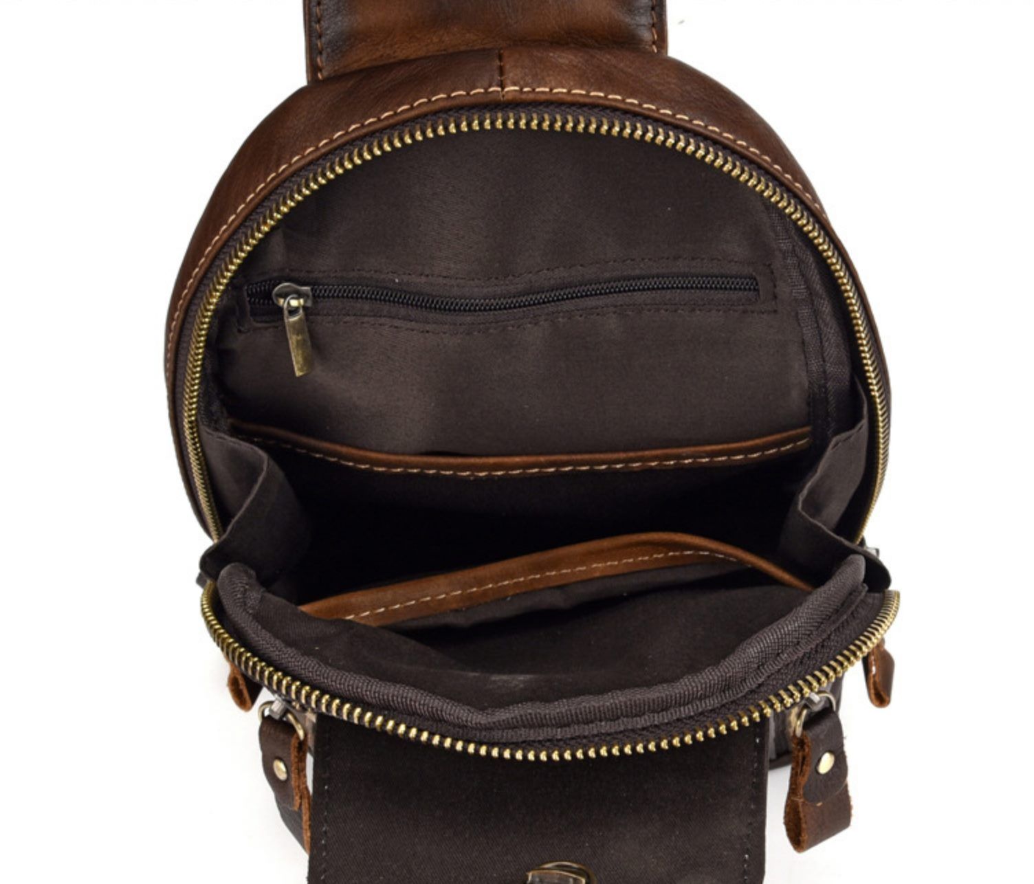 Túi Da Thật Đeo Chéo Trước Ngực VINTAGE SBM197