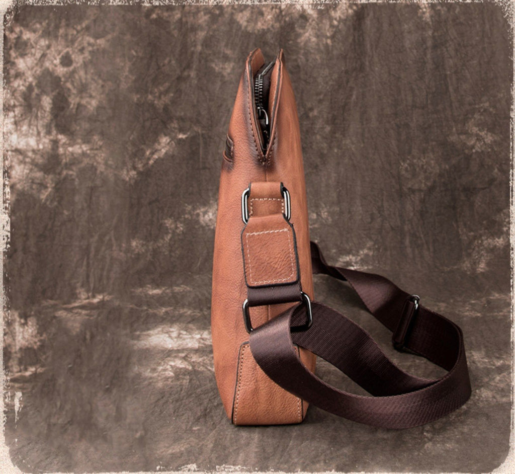 Túi Messenger Da Bò VEG Italy Nhập Khẩu đựng iPad Limited Edition SBM198