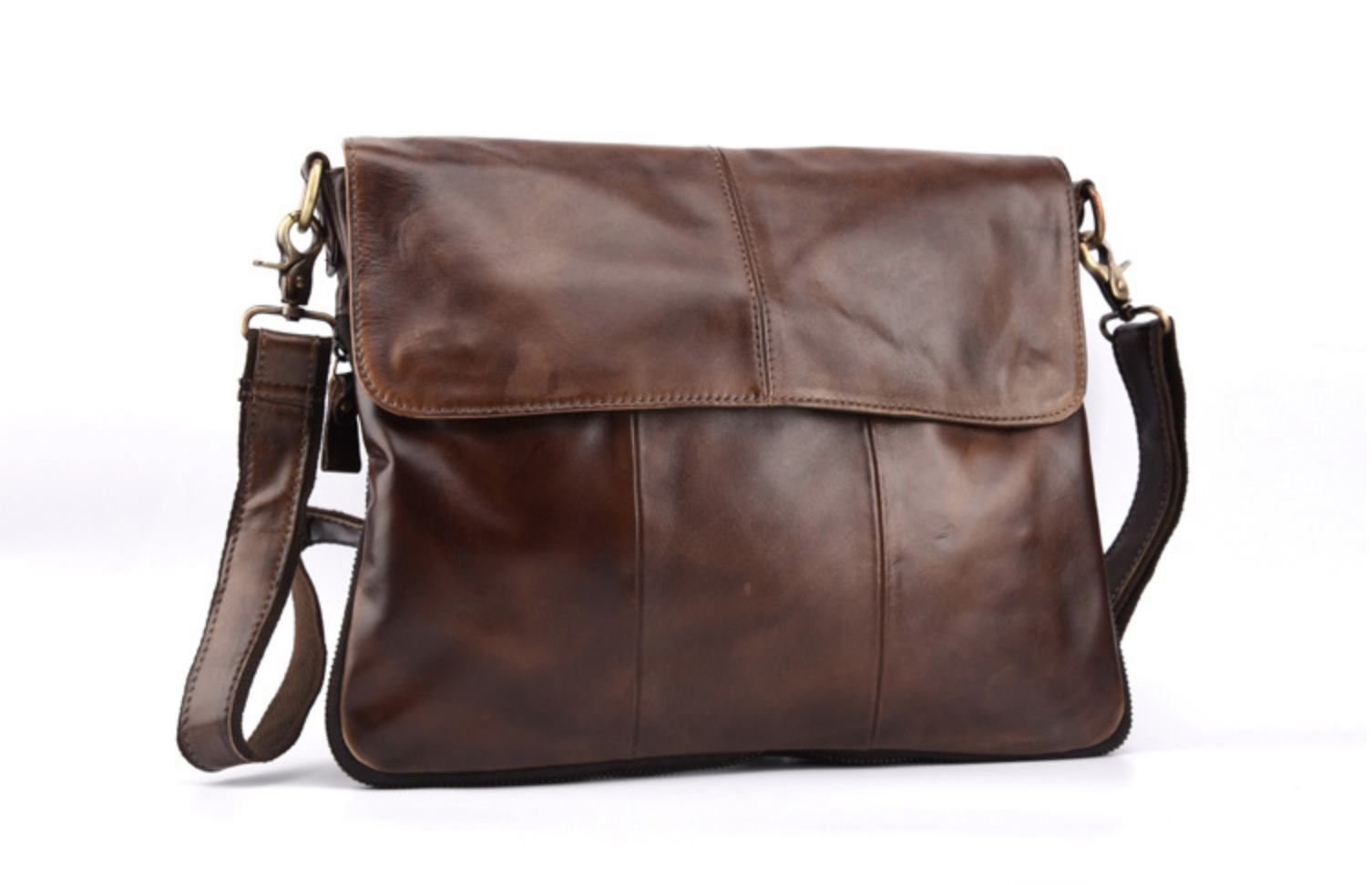 Túi Da Thật Đa Năng Đeo Chéo chứa ipad Cầm Tay Classic SBM175