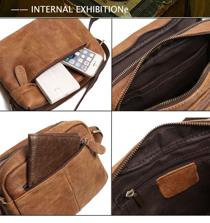 Túi Da Bò Thật Đeo Chéo - Classic Edition TUDA SBM182