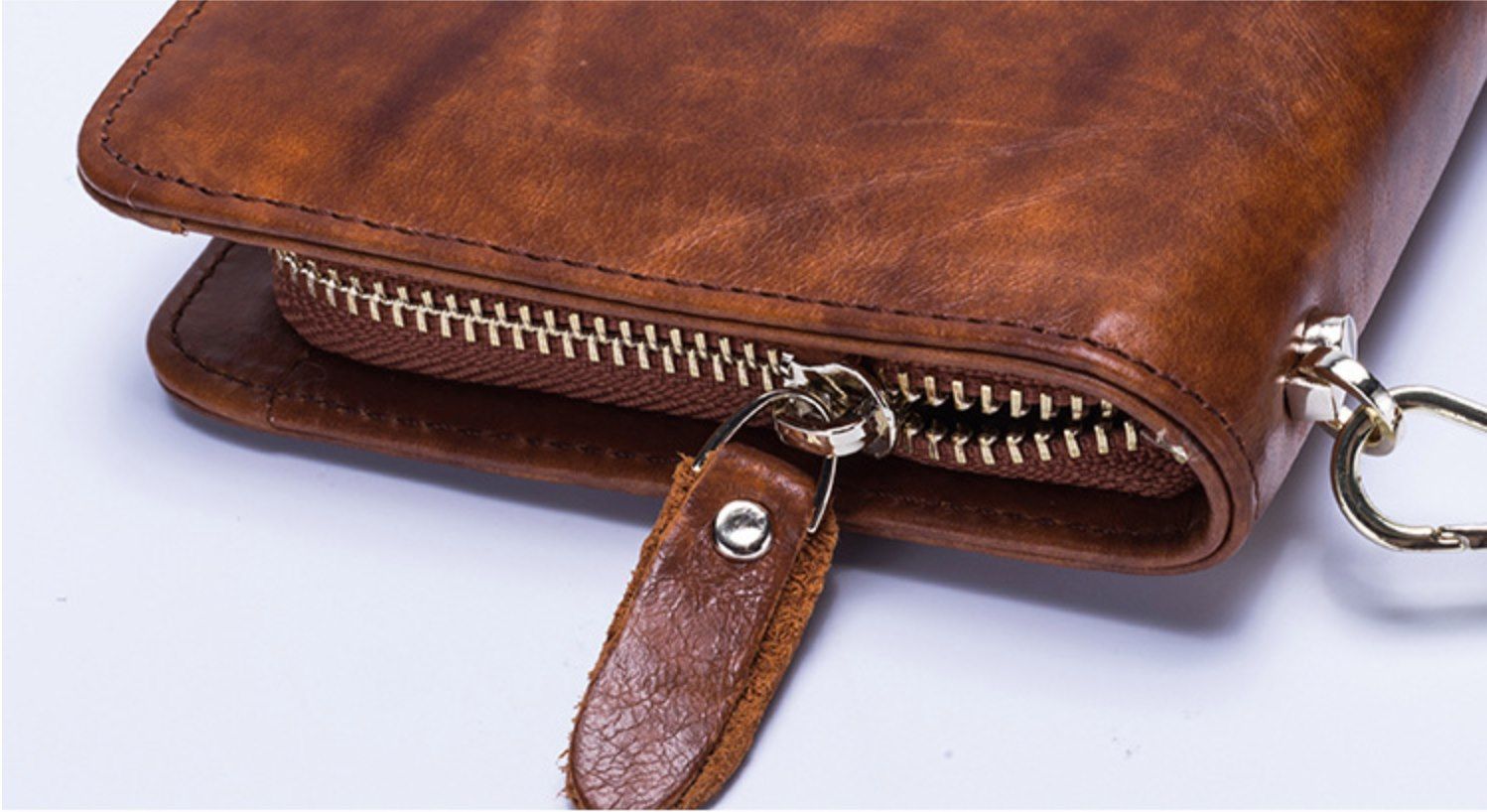 Ví Dài Cầm Tay Da Bò VEG Nhập Khẩu Berry & Ken TUDA W179