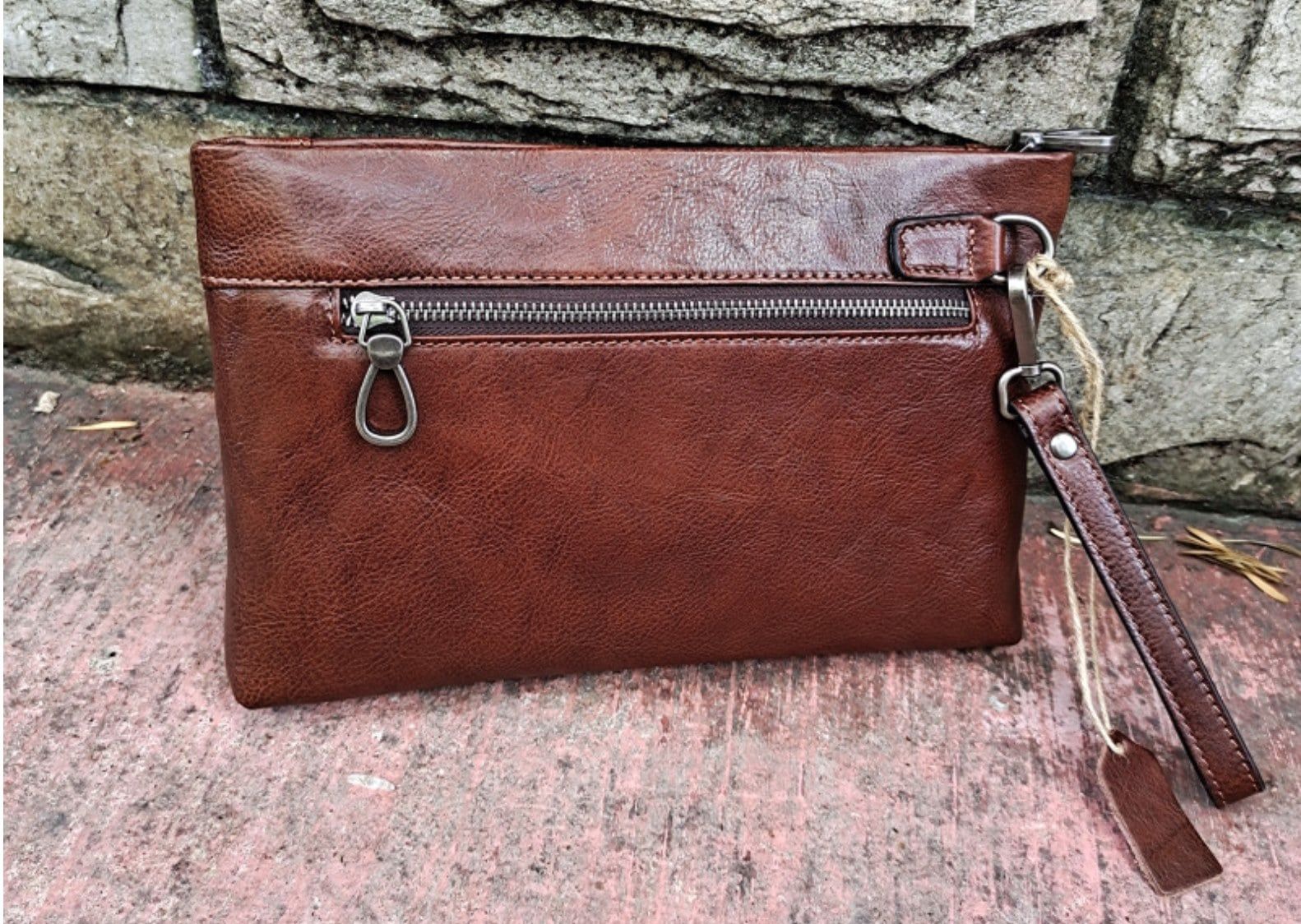 CLUTCH Cầm Tay Da Bò VEG Italy Phong Cách Sang Trọng CLH171