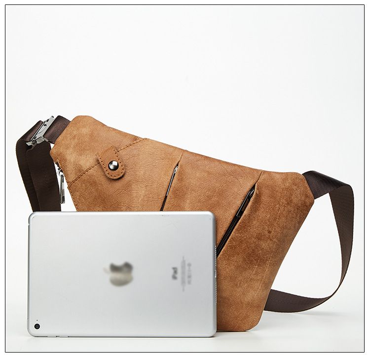 Túi da bò thật đeo chéo trước ngực VINTAGE TUDA SBM159