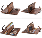 Ví Dài Cầm Tay Da Bò Thật Berry & Ken W119