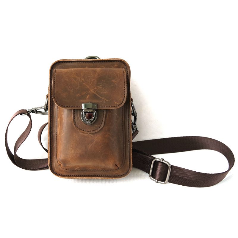 Túi Da Bò Thật Crazy Messenger - Classic Edition MBM98