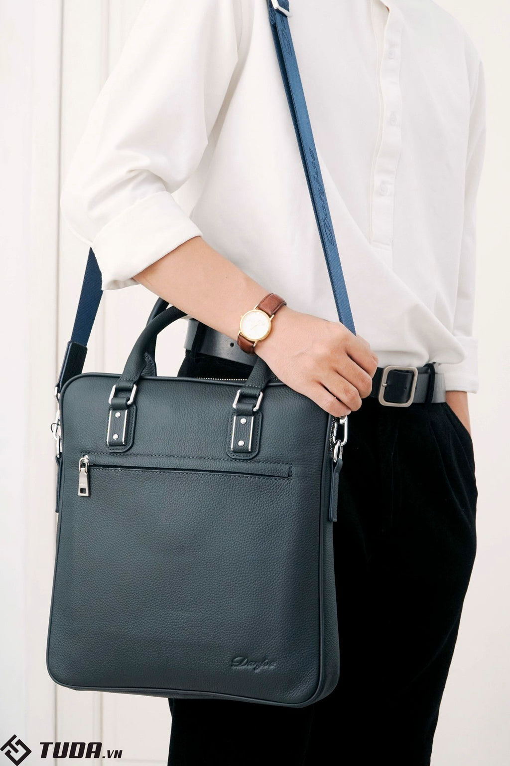 Túi da bò thật - Business edition SBM90