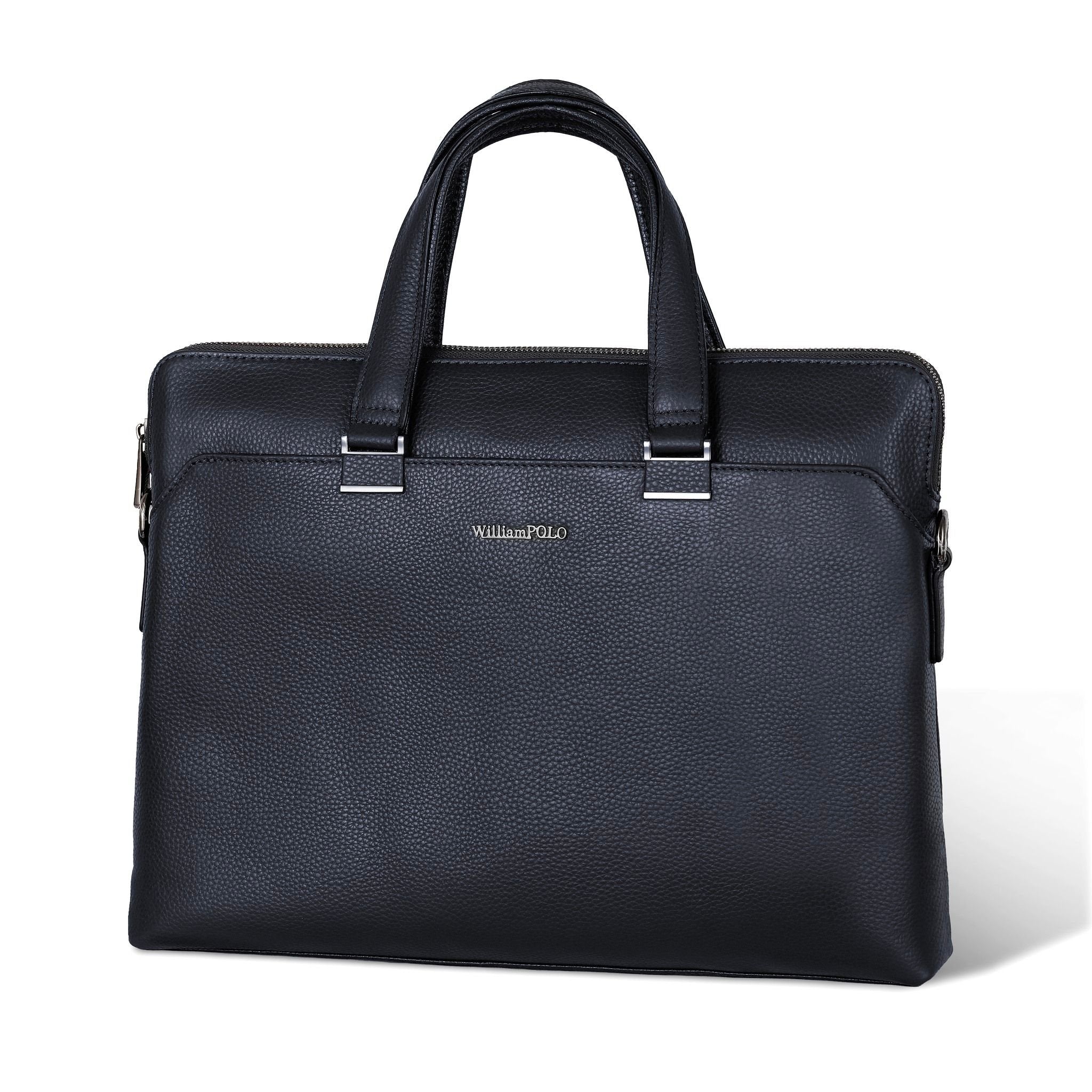 Cặp Da Doanh Nhân Da Thật Cao Cấp Đựng Laptop & Hồ Sơ William Polo SBM360