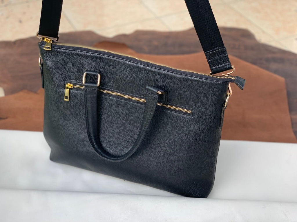 Cặp Da Công Sở Đựng Laptop & Hồ Sơ Da Bò Hạt TUDA SBM338