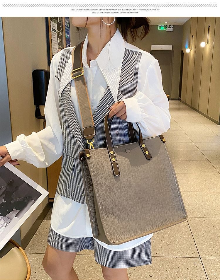 Túi Da TOGO Đeo Chéo & Xách Tay Phong Cách Hiện Đại SBM363