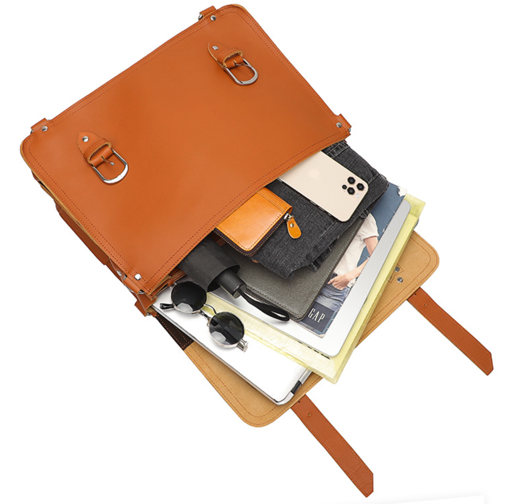 Cặp Da Doanh Nhân Cao Cấp Đựng Laptop & Hồ Sơ Đa Năng VINTAGE TUDA SBM337