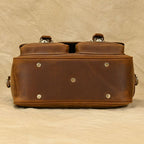 Túi Hộp Da Bò Sáp Italy đựng máy ảnh Đeo Chéo & Xách Tay Cổ Điển SBM353