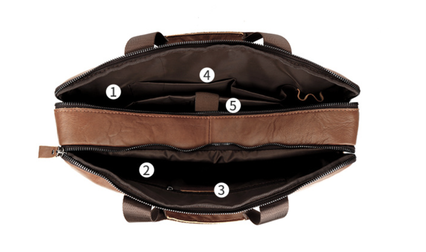 Cặp Da Công Sở Da Bò Thật Đựng Laptop SBM294