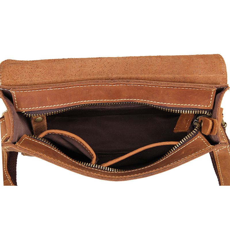 Túi Đeo Chéo Da Bò Sáp Đựng iPad RETRO SBM301