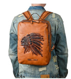 Balo Da Bò VEG Patina Italy Handmade Cao Cấp Đa Chức Năng BPL380