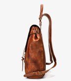 Balo Da Bò VEG Patina Đựng Laptop & Du Lịch Đa Chức Năng BPL359