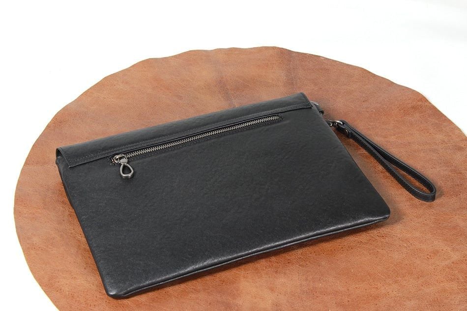 Cặp Da Bò Thật Cầm Tay Đựng Hồ Sơ & Laptop Business Style CLH347