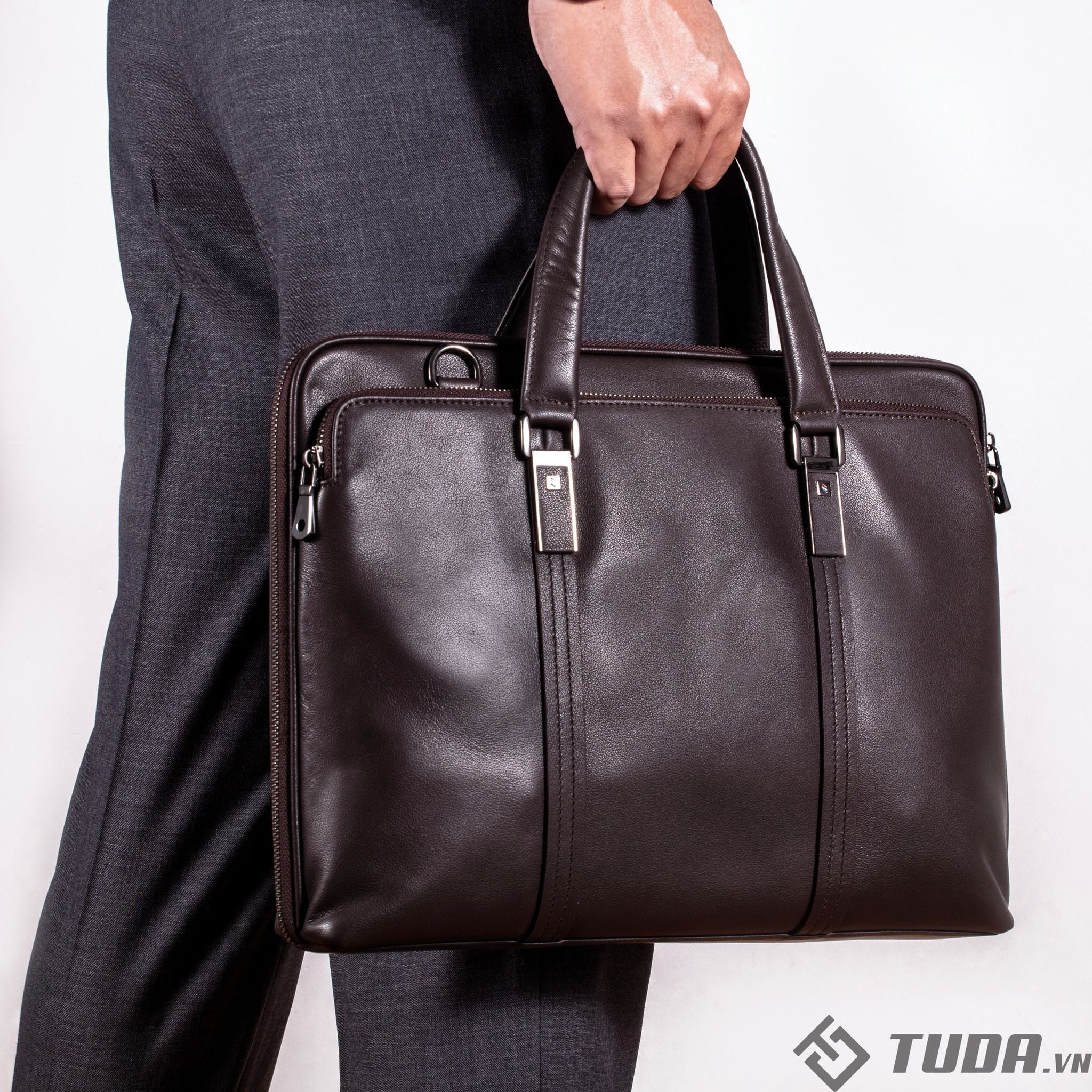 Cặp Da Doanh Nhân Cao Cấp Đựng Laptop & Hồ Sơ SBM254