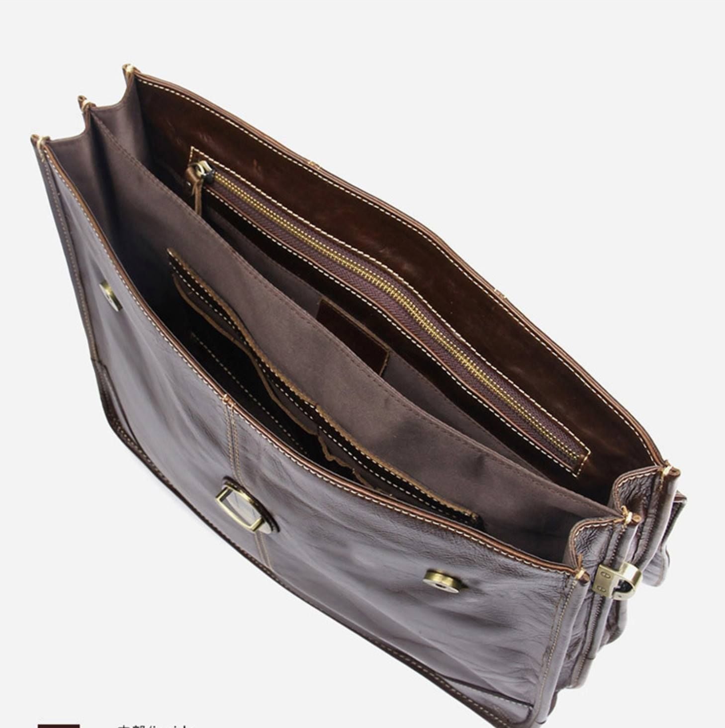 Cặp Da Doanh Nhân RETRO Cao Cấp Đựng Laptop & Hồ Sơ TUDA SBM266