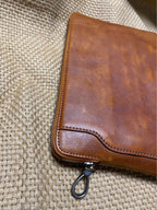 Ví Cầm Tay CLUTCH Nam Da Bò VEG Patina Ý Nhập Khẩu CLH247